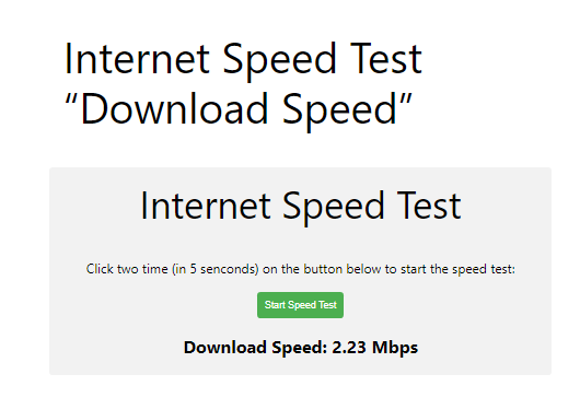 Internet Speed Test Download Speed - ChatGPT OpenAI